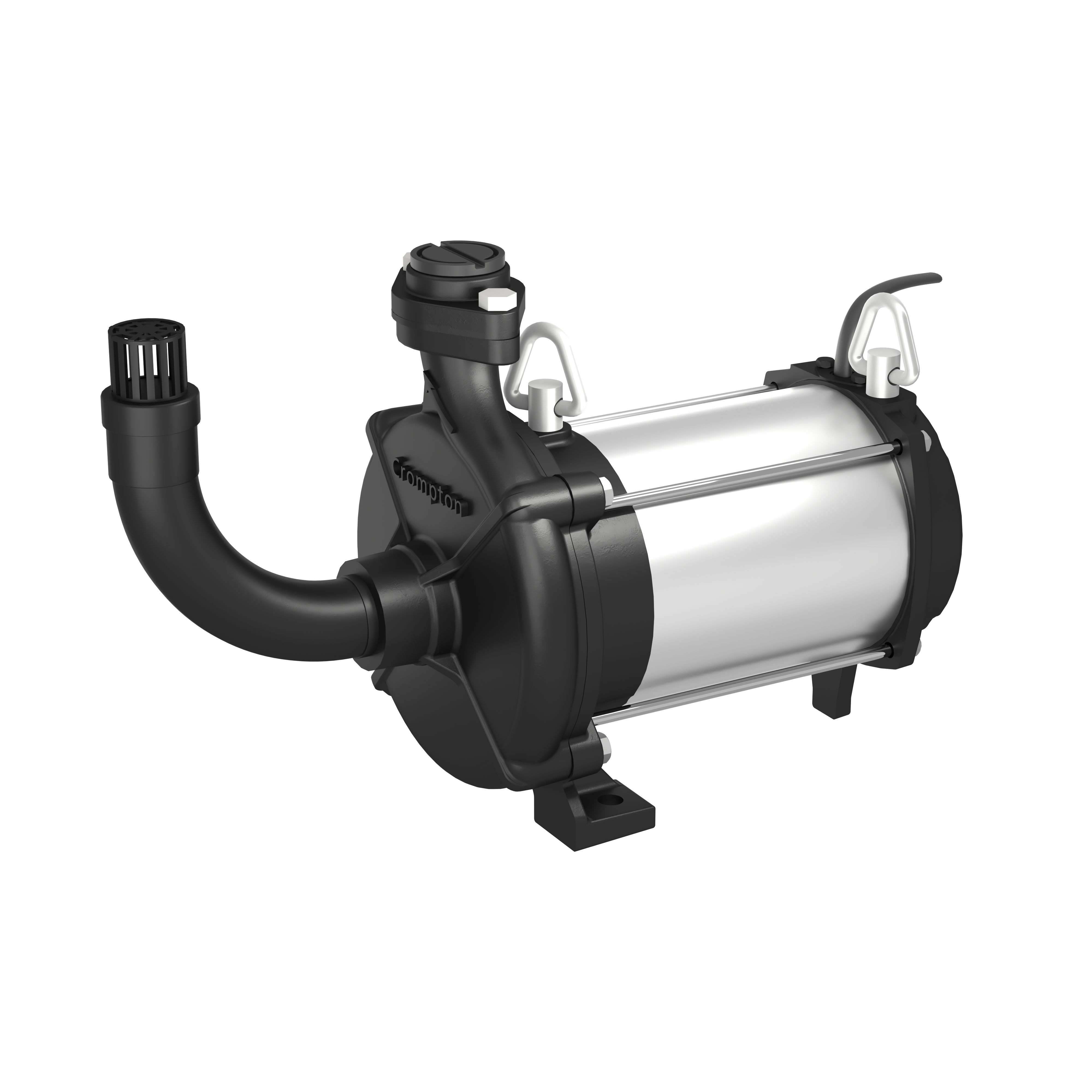 Crompton OWE052(1PH)Z-21FS Centrifugal Openwell Submersible Pump · 0.5 HP · Black & silver