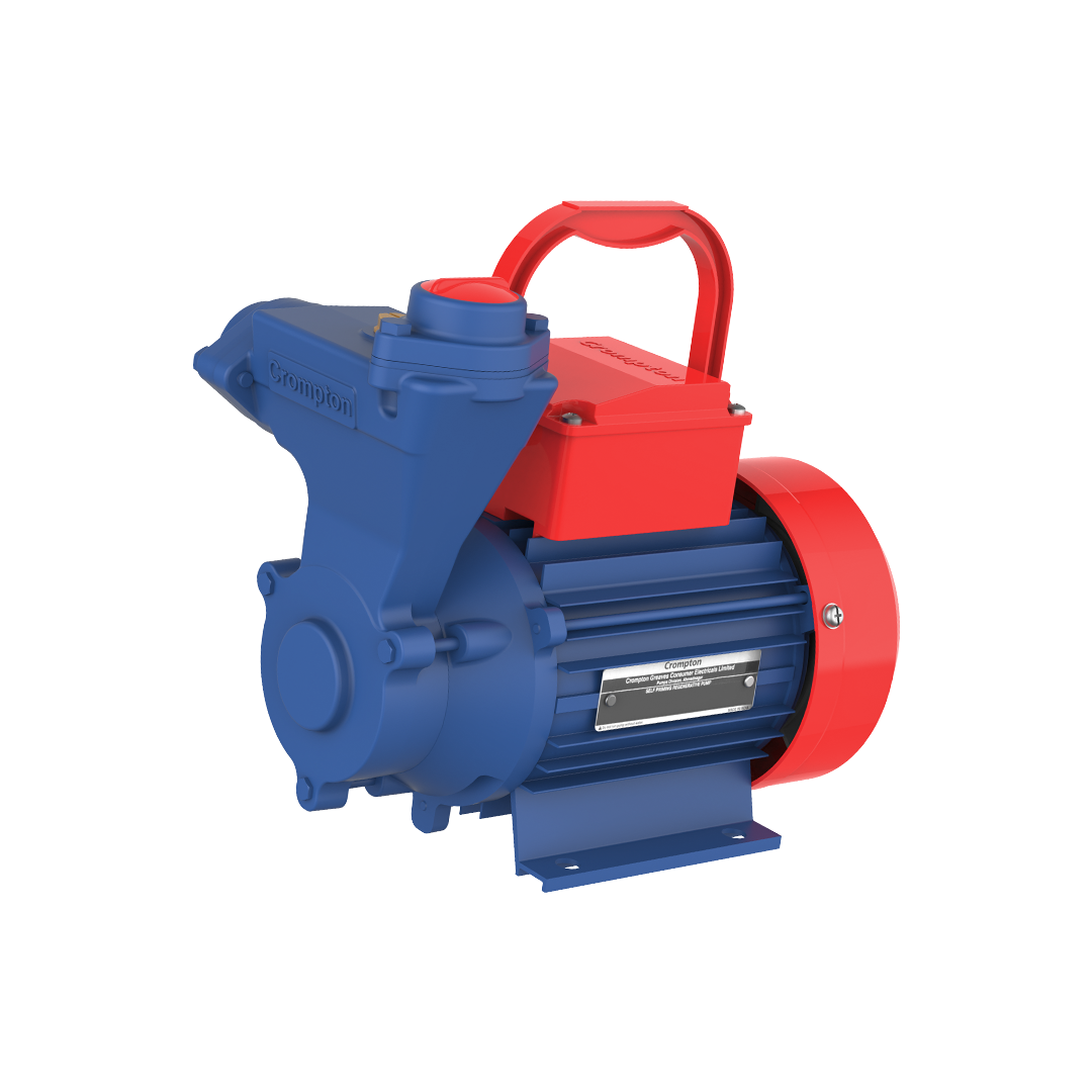 Crompton GLIDE PLUS II Mini Self Priming Regenerative Pump · 1 HP · Blue & Red