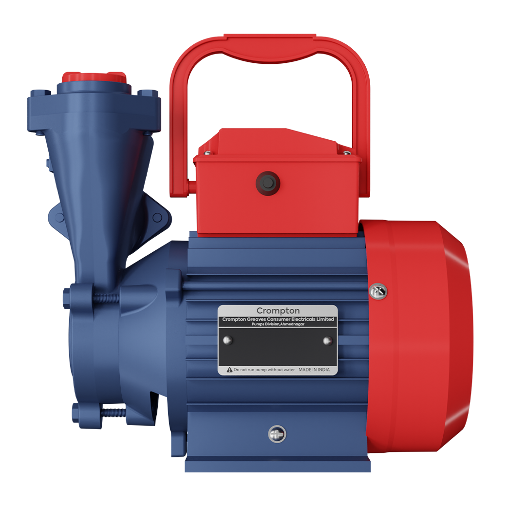 Crompton PRIMO I Mini Self Priming Regenerative Pump · 1 HP · Blue & Red