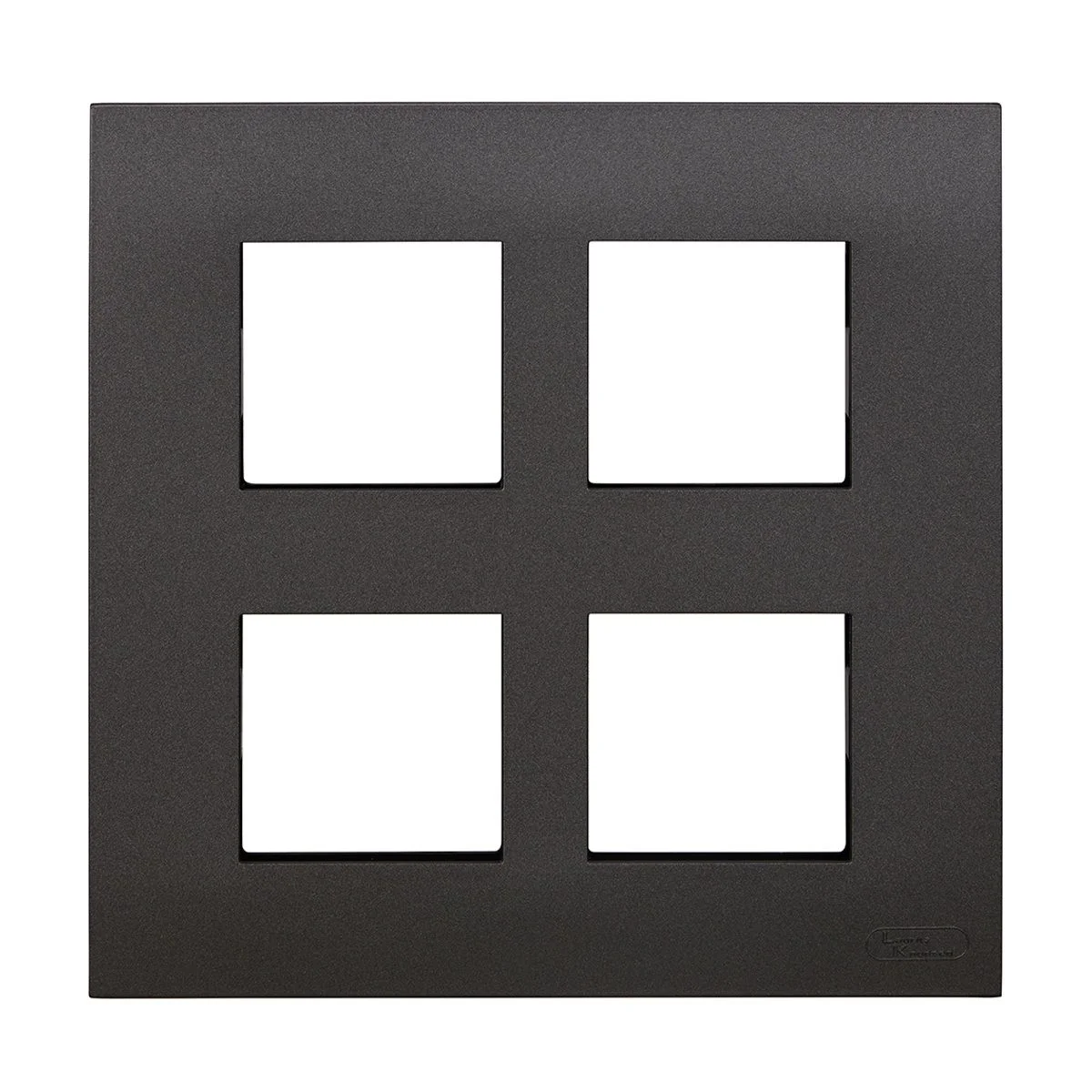 Lauritz Knudsen Encurve 8 Module Plate Square Magnesium · Grey