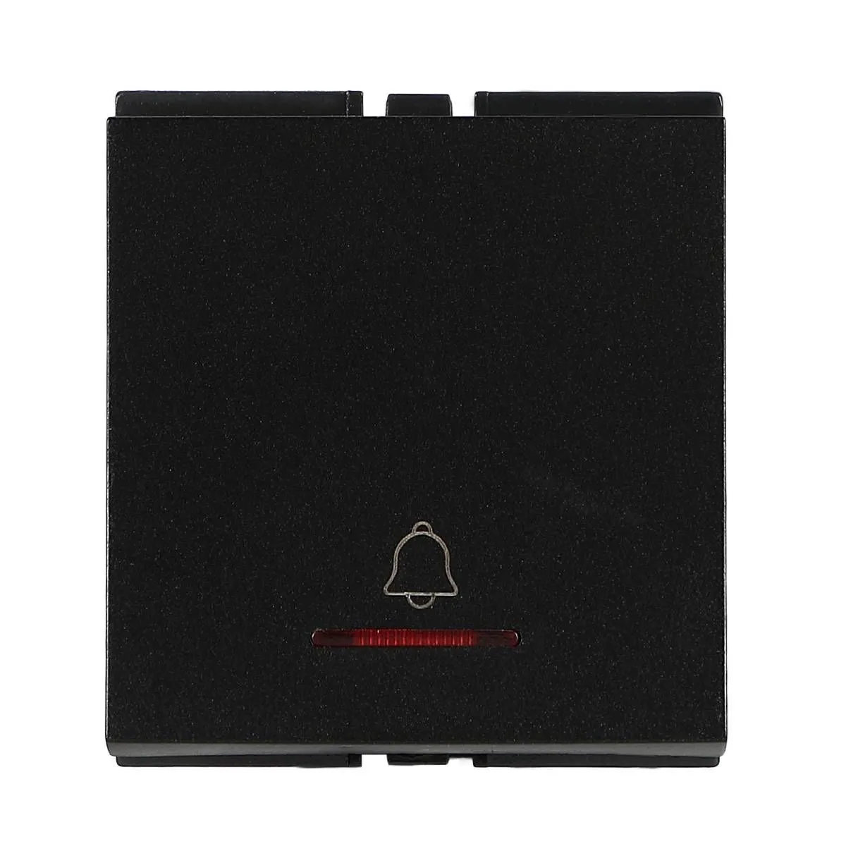 Havells Adiva 6 AX Mega Bell Push Switch with Indicator · Black