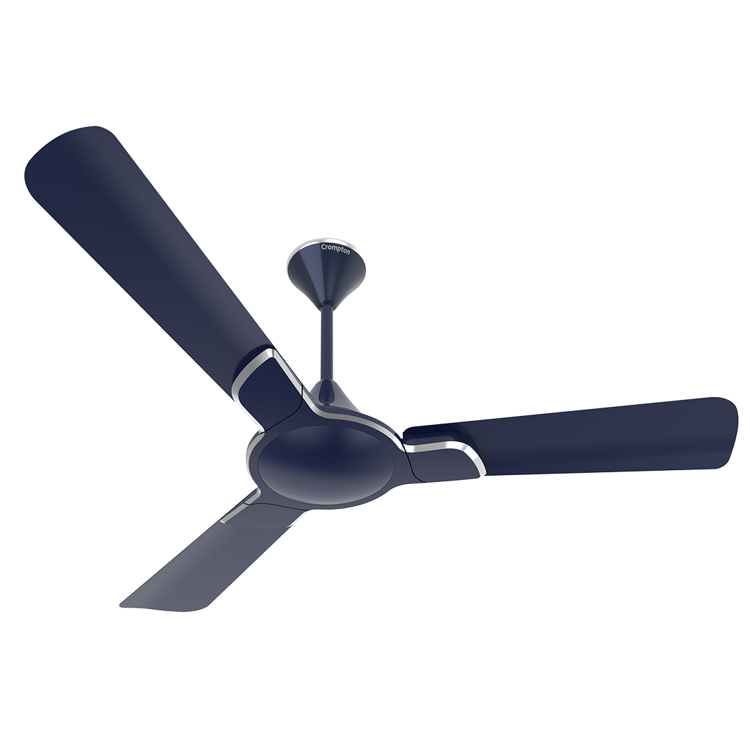 Crompton Premion Avancer Swirl Ceiling Fan · Dark Sapphire