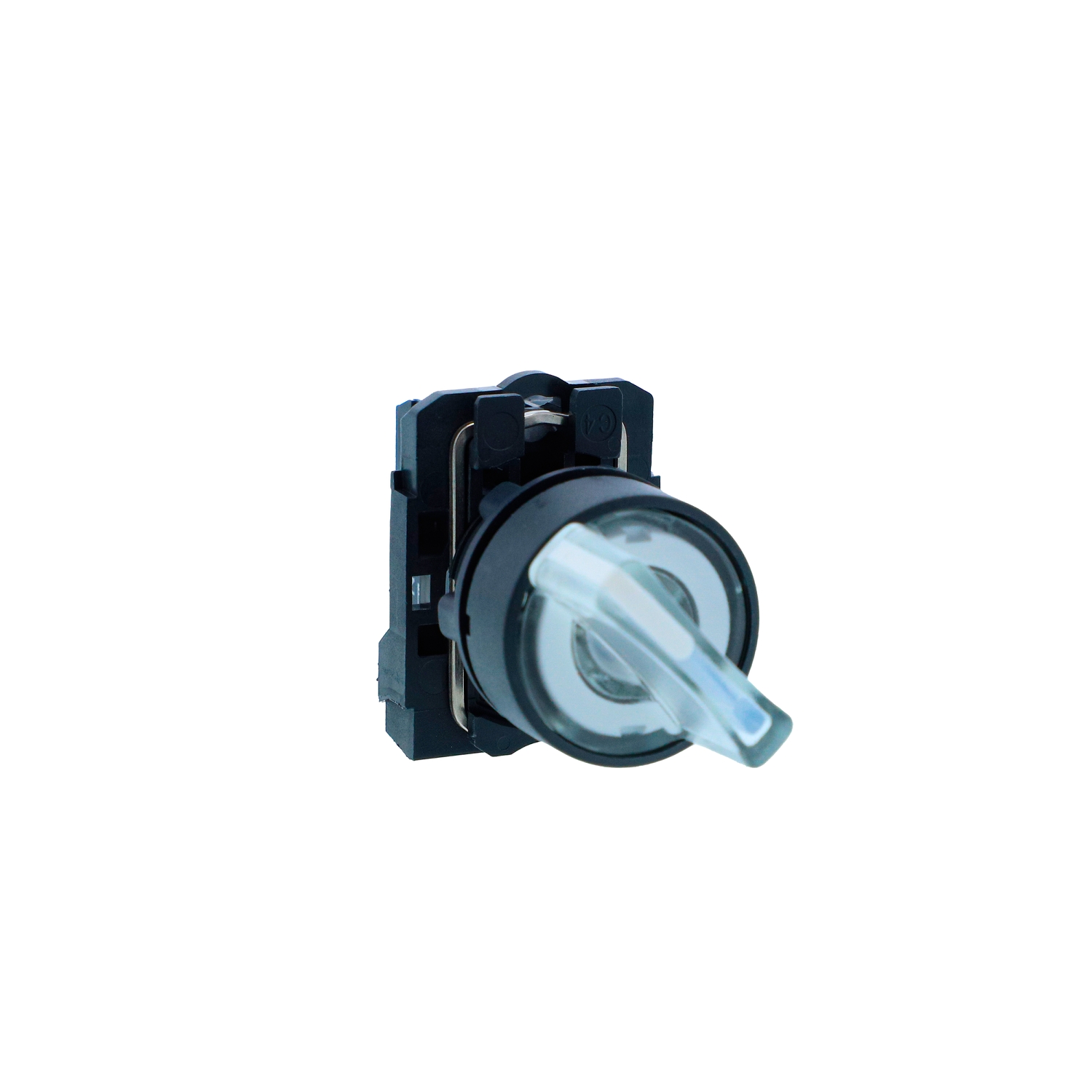 Schneider Harmony XB5N Illuminated Selector Switch · 22 mm · 1 NO · 220...240 V AC · IP65 · XB5AK121M1N