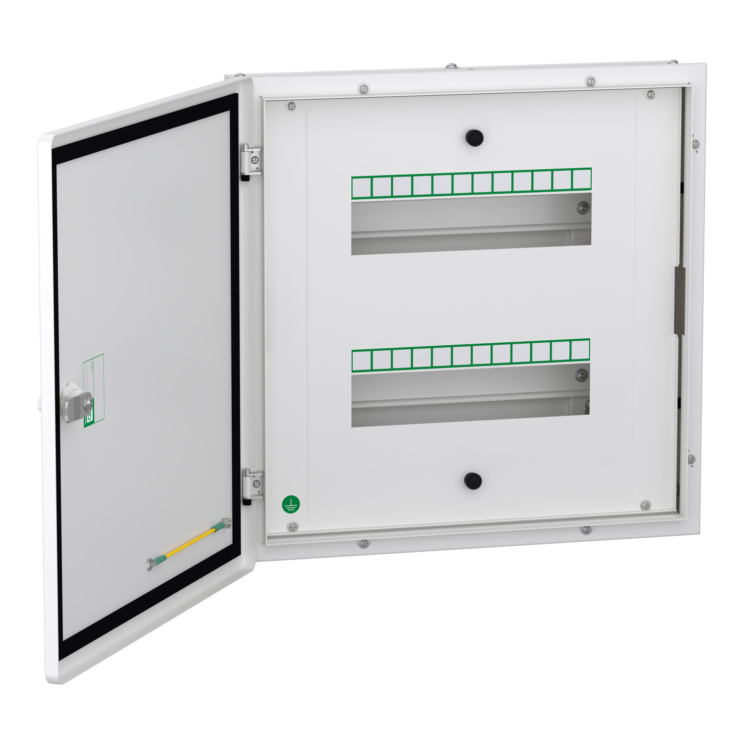 Schneider Acti9 Flexi Tier Distribution Board · 24 modules · 2 tier · double door · IP43