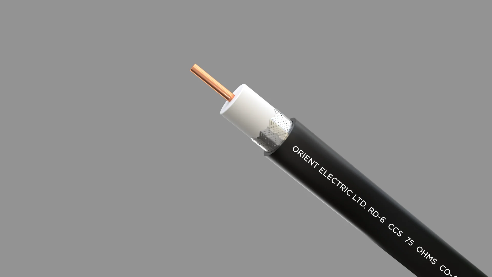 Orient Co-Axial Cable · Black · 305 M