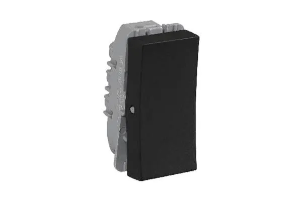 Havells 6 AX 1 Way Switch Soot Black REO Elegant Bold