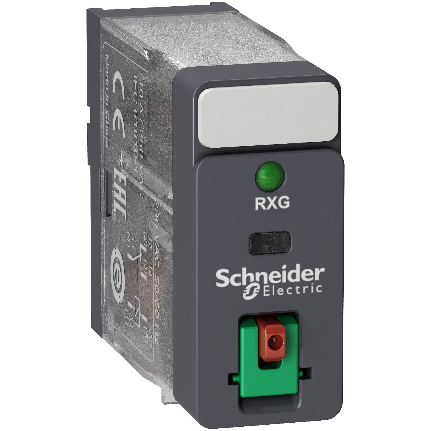 Schneider Harmony Plug-in Relay · 1 C/O · 10 A · 120 V AC coil · IP40 · RXG12F7