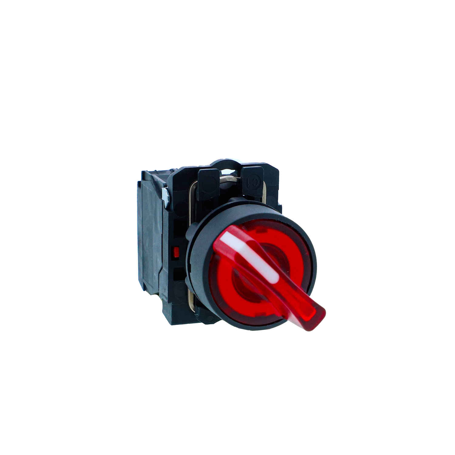 Schneider Harmony XB5N Illuminated Selector Switch · 22 mm · 1 NC · 220...240 V AC