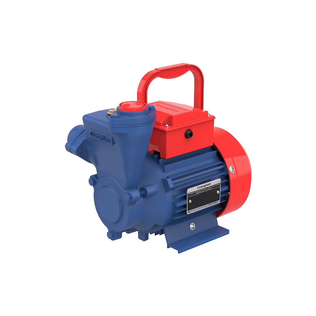 Crompton PRIMO II Mini Self Priming Regenerative Pump · Blue & Red