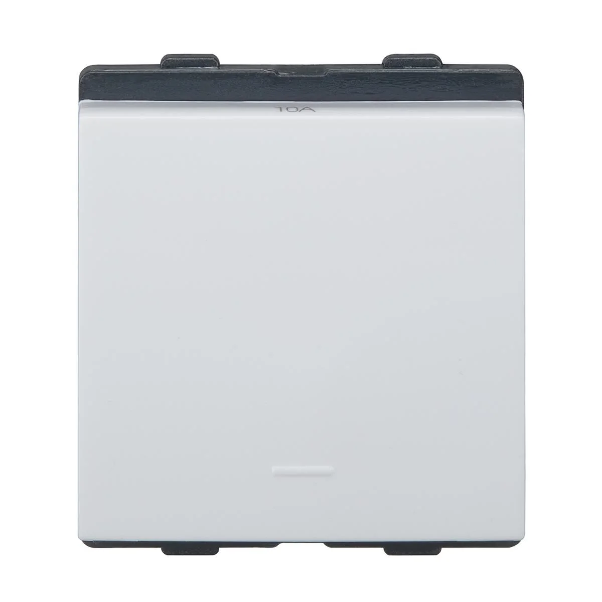 Lauritz Knudsen englaze Switch · 10 AX · 1-Way · 2 M · Mega Switch · White