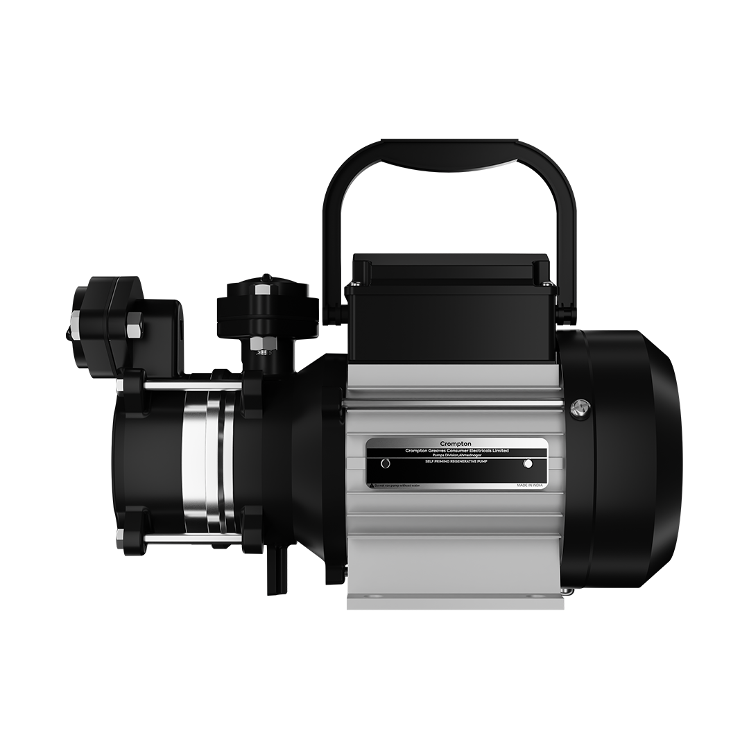 Crompton AQUAGOLD DURA 5023 Mini Self Priming Regenerative Pump · 0.5 HP · Black & silver