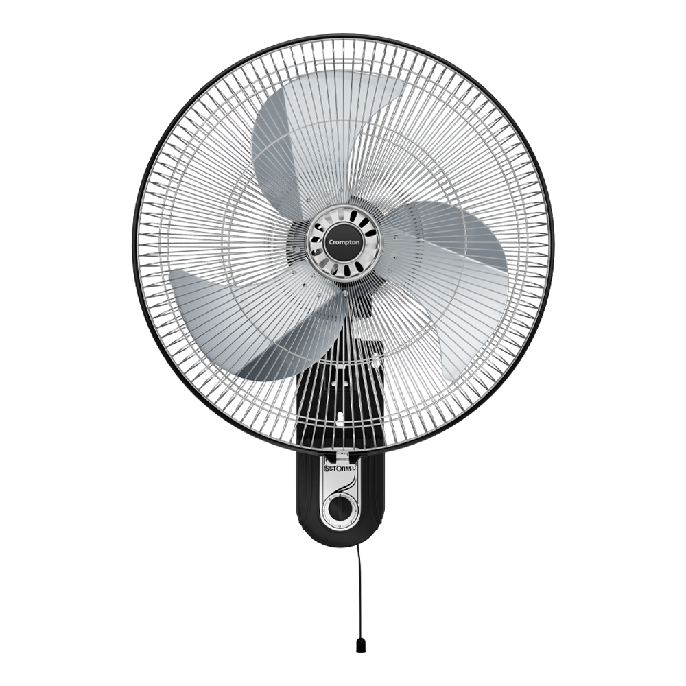 Crompton Storm WM INH Wall Mounted Fan · Black