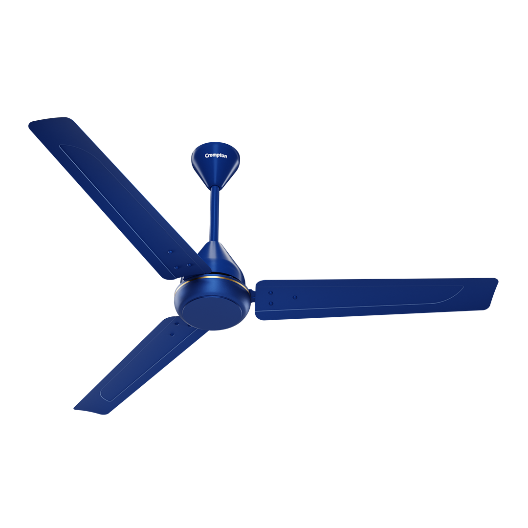 Crompton Energion Elevate 1200mm BLDC Ceiling Fan · Matte Mettalic Blue