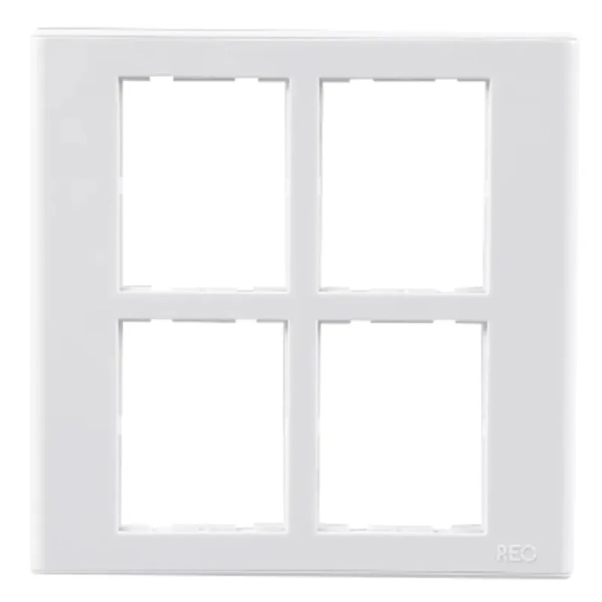 Havells 8 M (V) Combination Plate Silk White REO Bliss