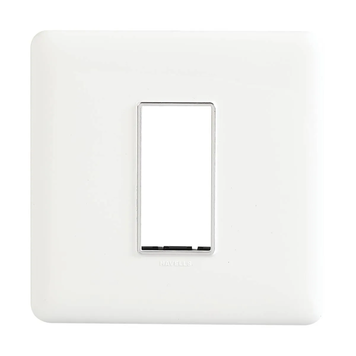 Havells Adiva 1 M Front Plate White Chrome Bezel