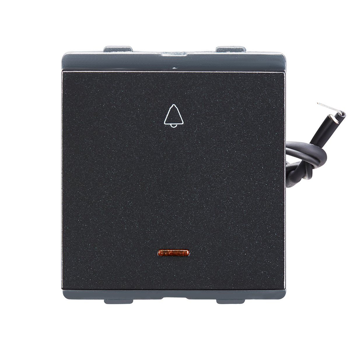 Lauritz Knudsen Englaze 10 A Bell Push Ind · Sparkle Black
