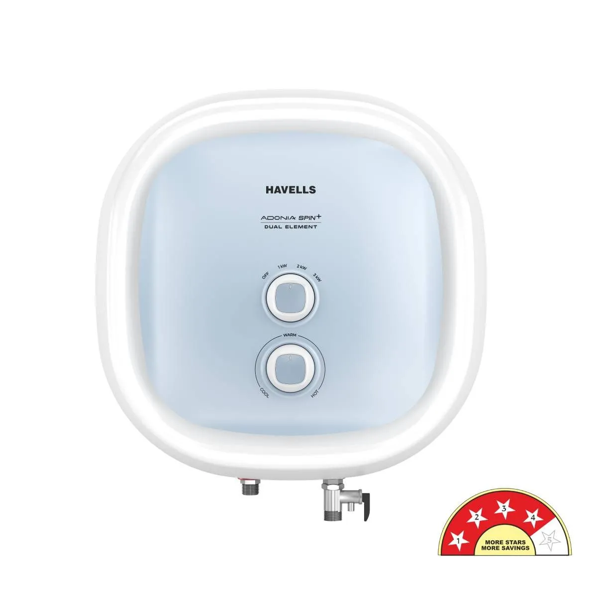 Havells Adonia Spin+ Convertible Storage Water Heater (Geyser) · 25 L