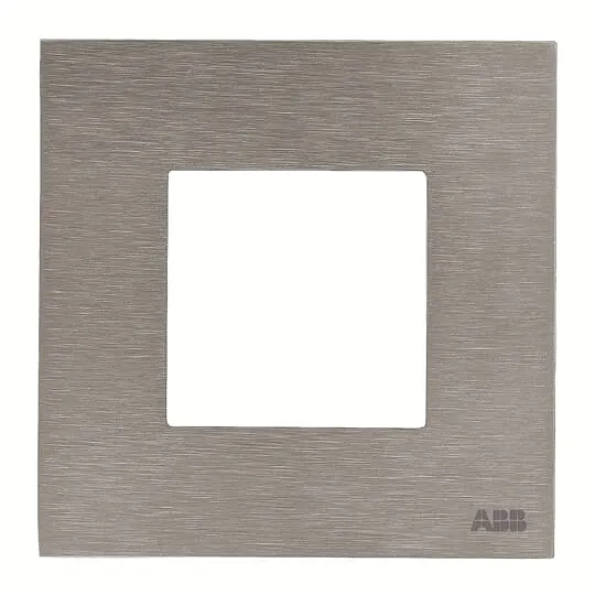 ABB N2271 OX · Frames 1-gang / 2-modules · Noble · Stainless Steel