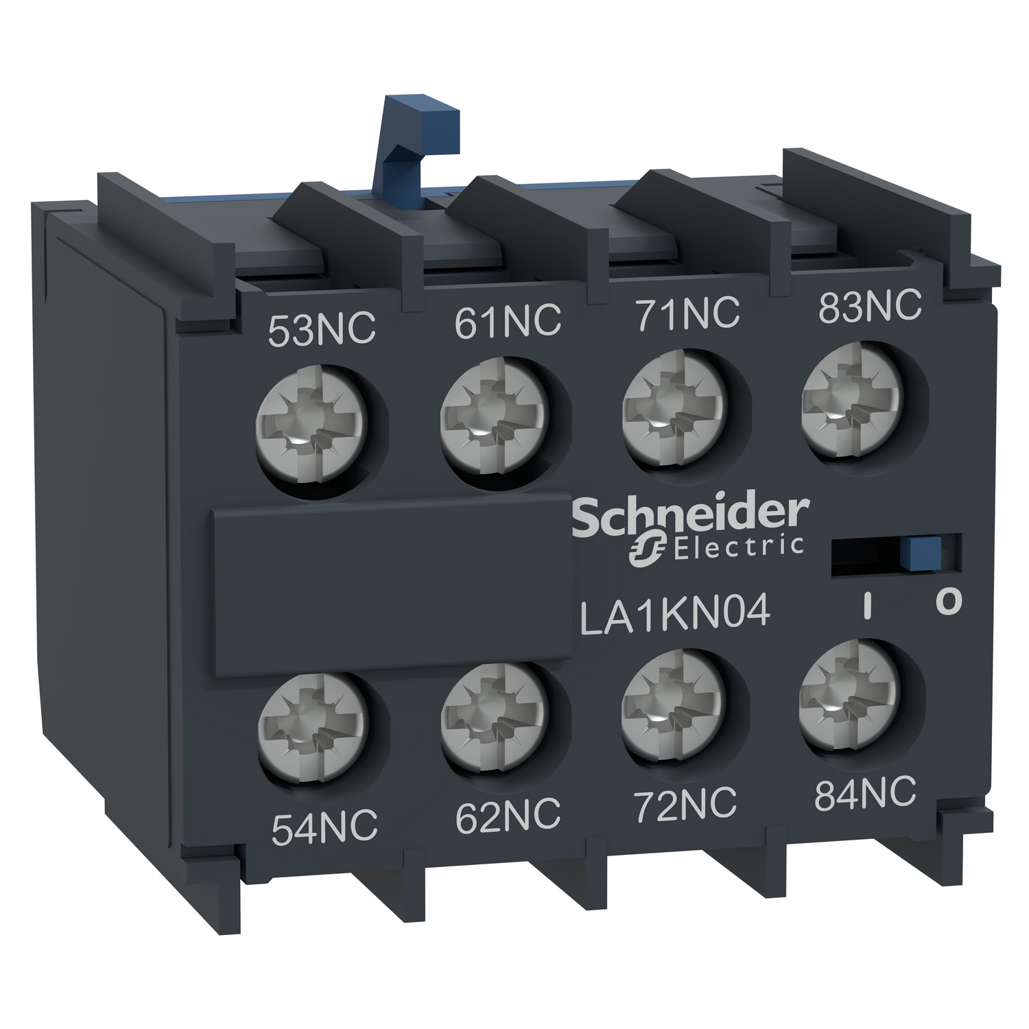 Schneider TeSys LA1 Auxiliary Contact Block · TeSys K · 4 NC · screw-clamps terminals