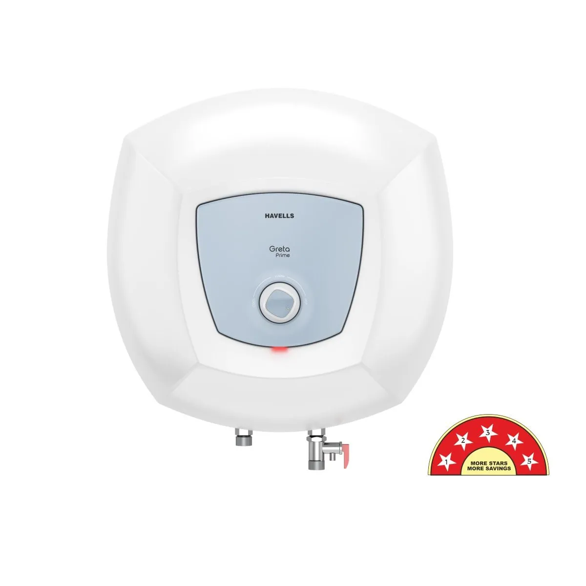 Havells Greta Prime Storage Water Heater (Geyser) · White Blue · 15 L