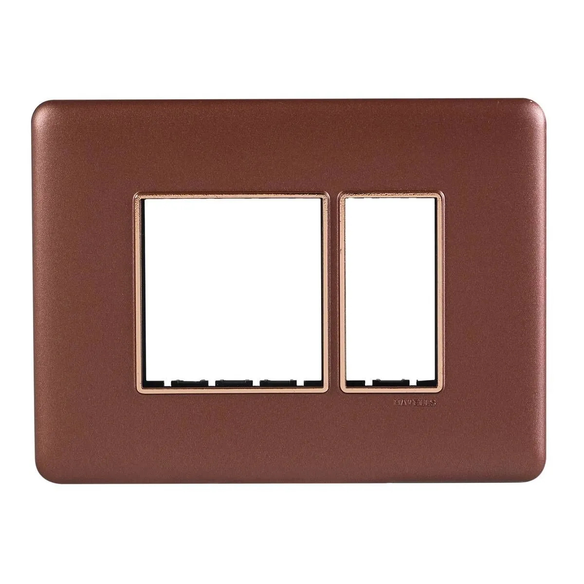 Havells Adiva 3 M Combined Plate Rustic Bronze · Rose Gold