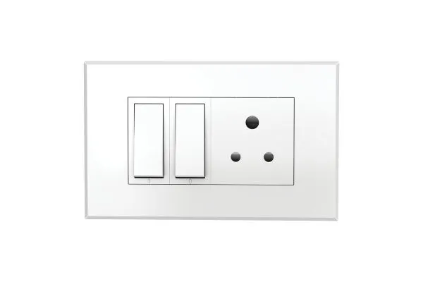 Havells Magnus 4 M Combined Plate · Matt White