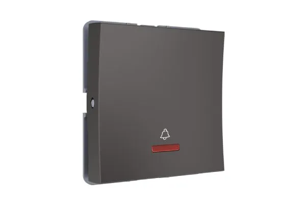 Havells 6 A Mega BellSwitchwith Indicator Graphite Grey REO Elegant Bold