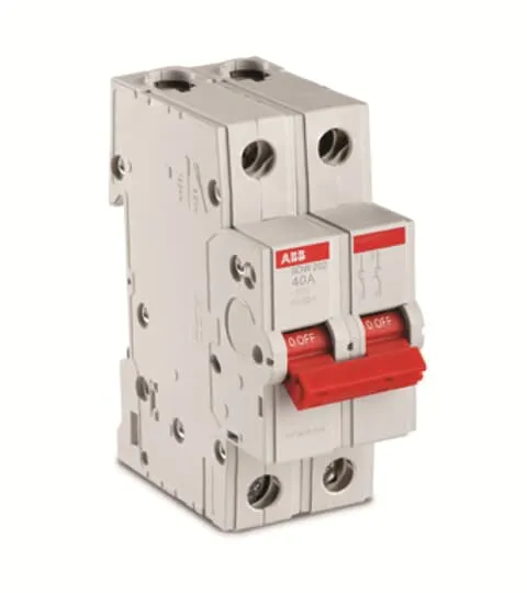 ABB SDW202/40A Switch Disconnector · 2P (DP) · 40 A