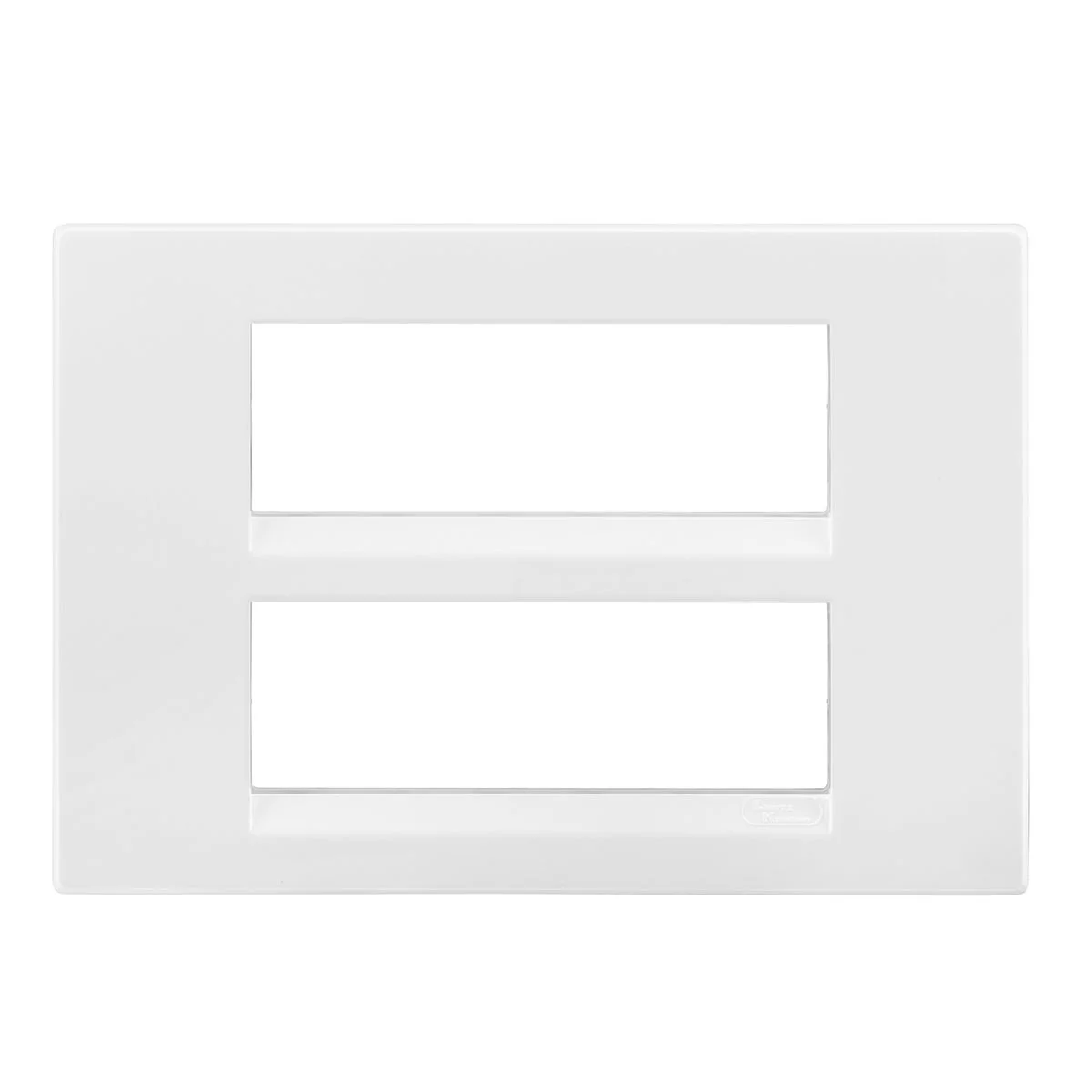 Lauritz Knudsen englaze Cover Plate · 12 M · with Grid Frames · White