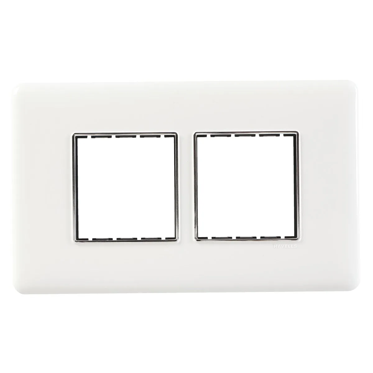 Havells Adiva 4 M Front Plate White Chrome Bezel