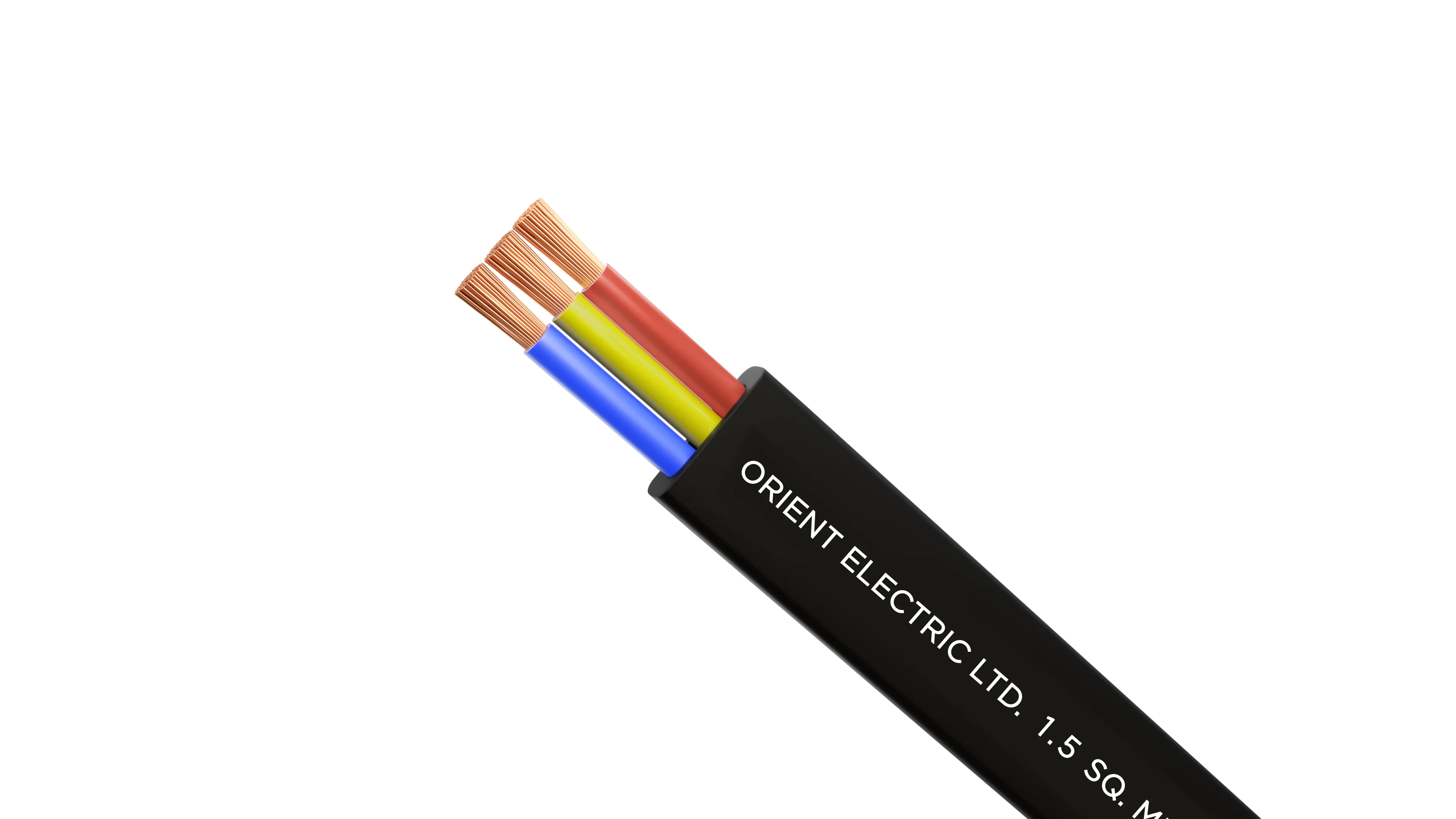 Orient Submersible Flat Cable Wire 3 Core · 500 M · 2.5 sq mm