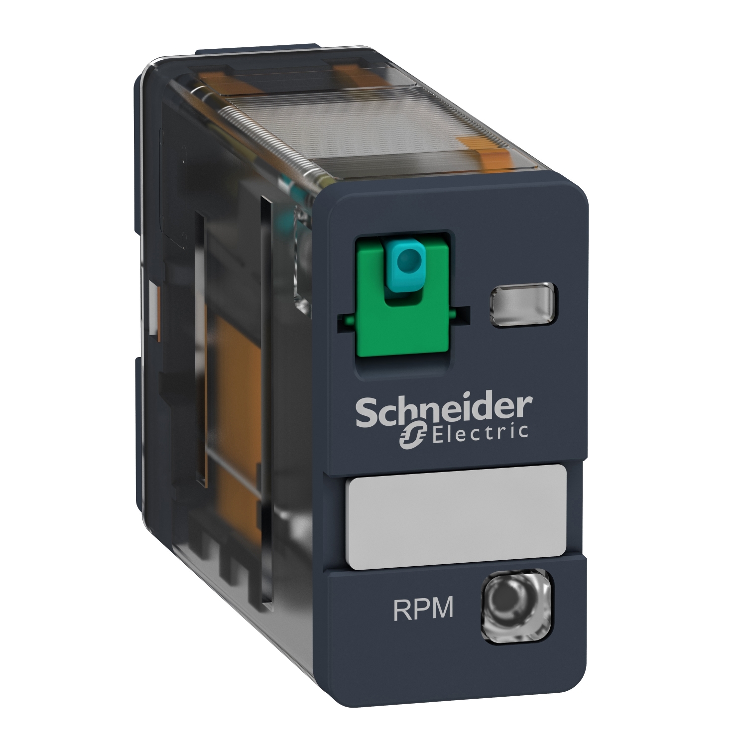 Schneider Harmony Plug-in Relay · 1 C/O · 15 A · 24 V DC coil
