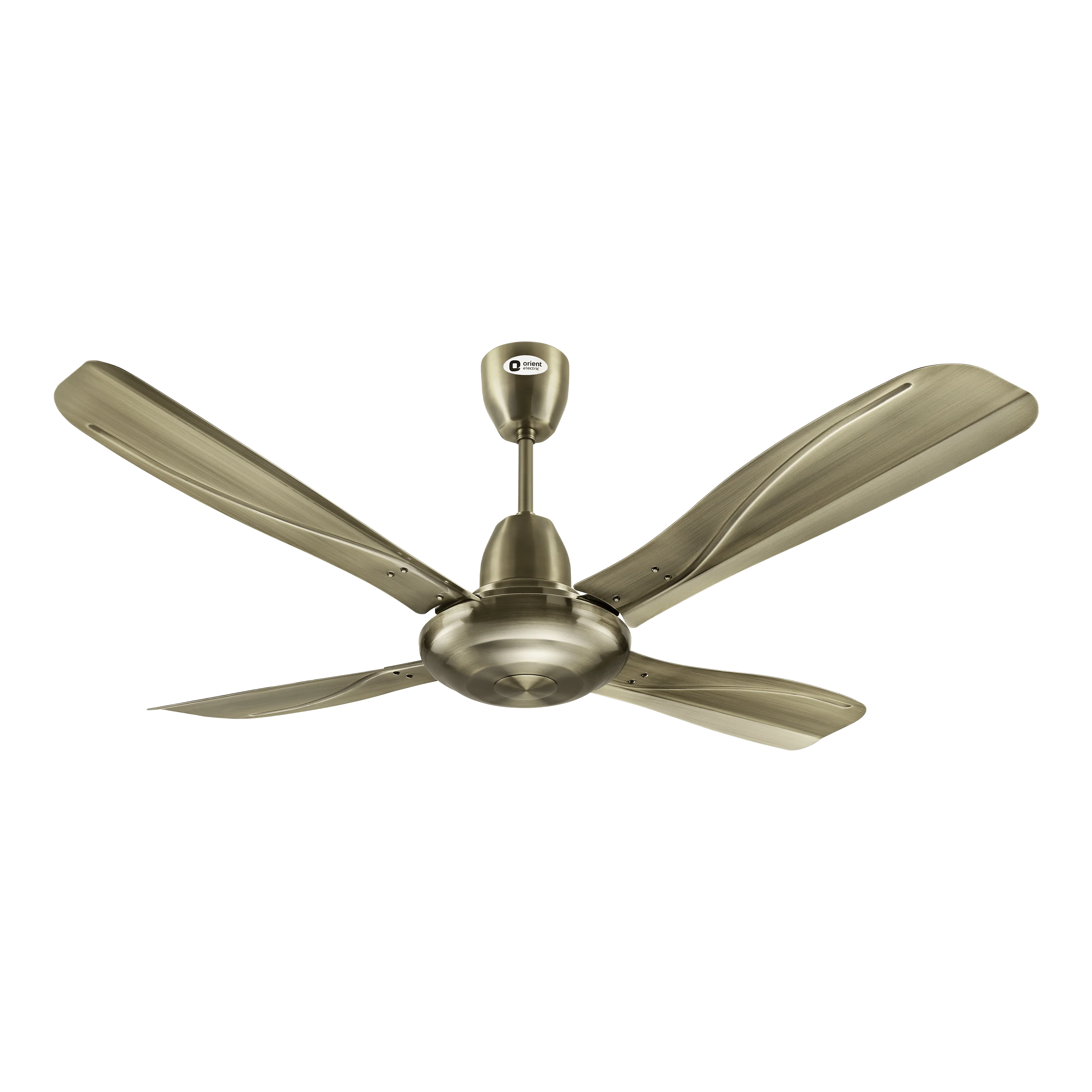 Orient Stallion 4 Blade Ceiling Fan · Brushed Brass