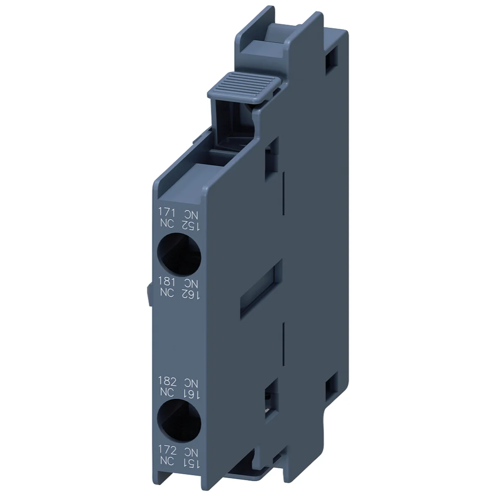 Siemens Sirius Auxiliary Contact Block 2 NC · Suitable For 3RT1.5 & 3RT1.7 Contactor · Size S6-S12