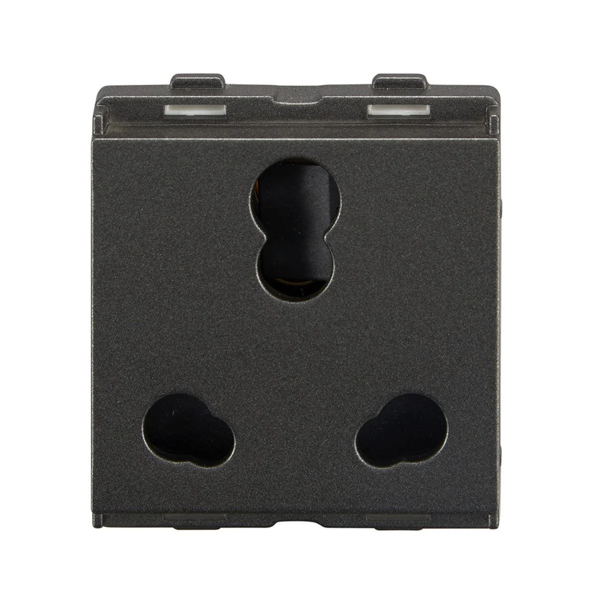 Lauritz Knudsen Encurve Socket 6 A/16A Combination With Isi · 2 M Magnesium Grey