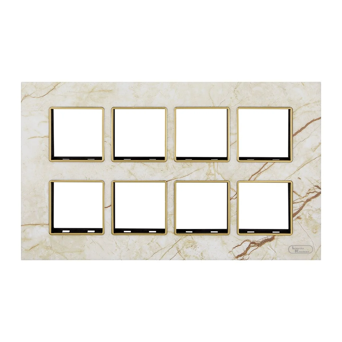 Lauritz Knudsen entice Marble Plate · 16 M · with Grid Frames · Mystic