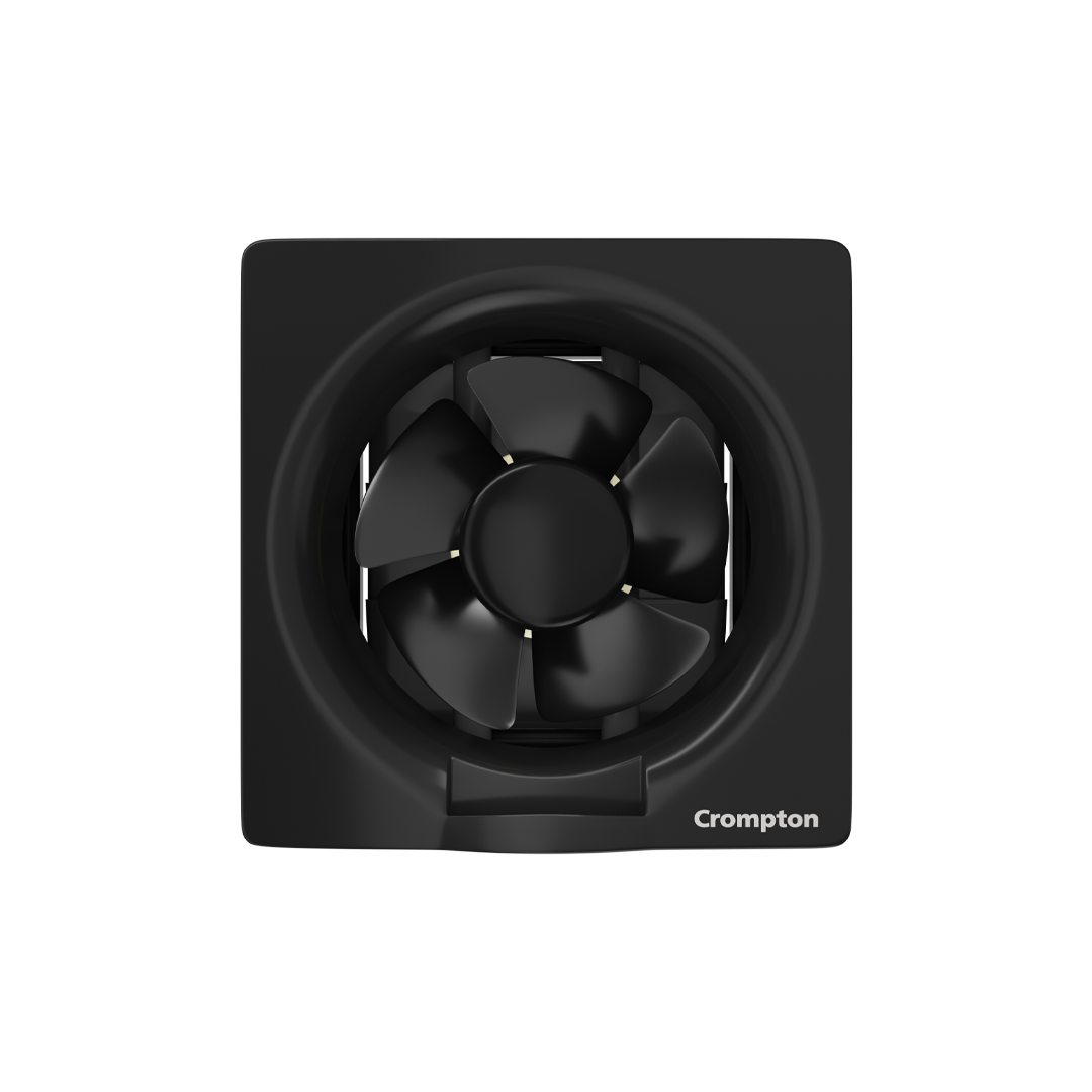 Crompton Brisk Air Plus Exhaust Fan · Black · 150 mm