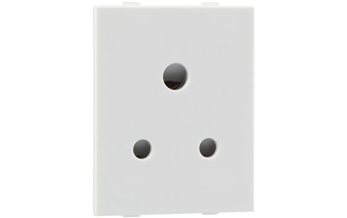 Havells 6 A 3 Pin Socket with Shutter White REO Bliss