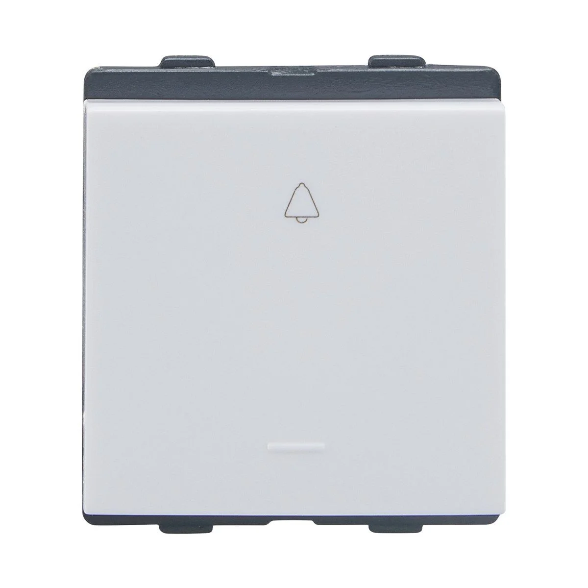 Lauritz Knudsen englaze Bell Push · 10 AX · 2 M · Soft Feel · White