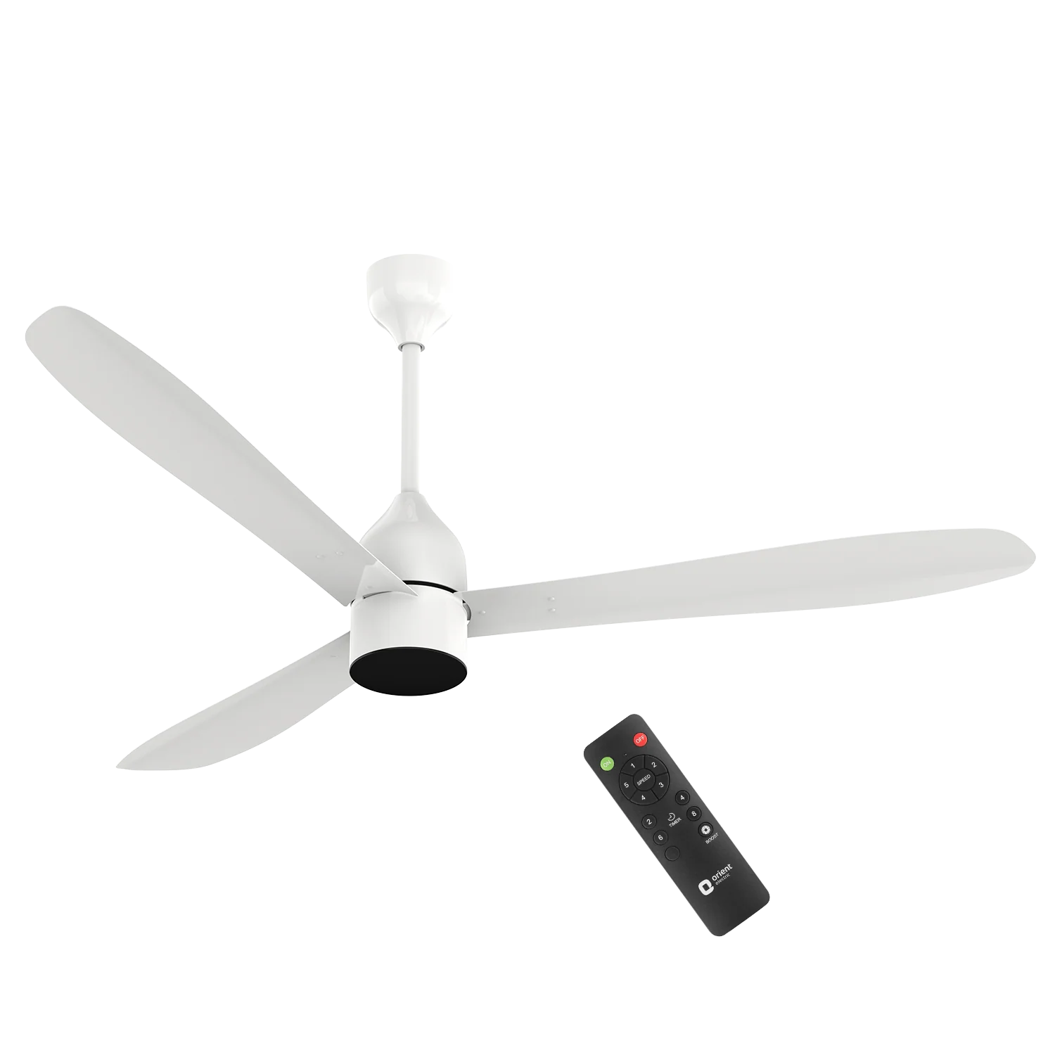 Orient Ecotech Slim BLDC Ceiling Fan with RF Remote · White
