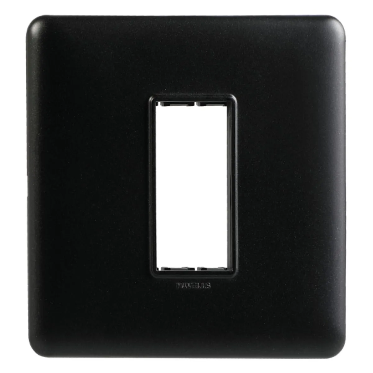 Havells Adiva 1 M Combined Plate · Black