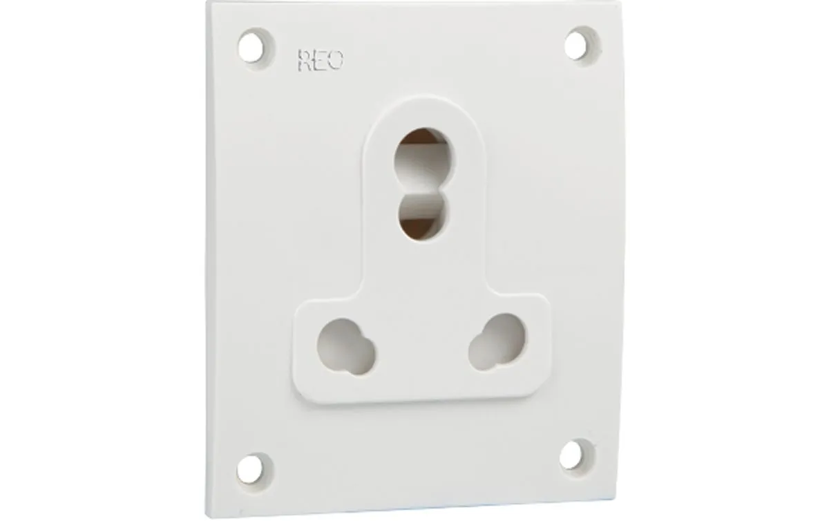 Havells 6 A / 16 A Combined Socket (ISI) White REO Flair