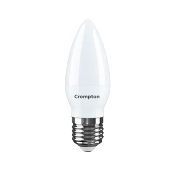 Crompton 3 W Frosted E27 Candle Lamp · Cool Day Light