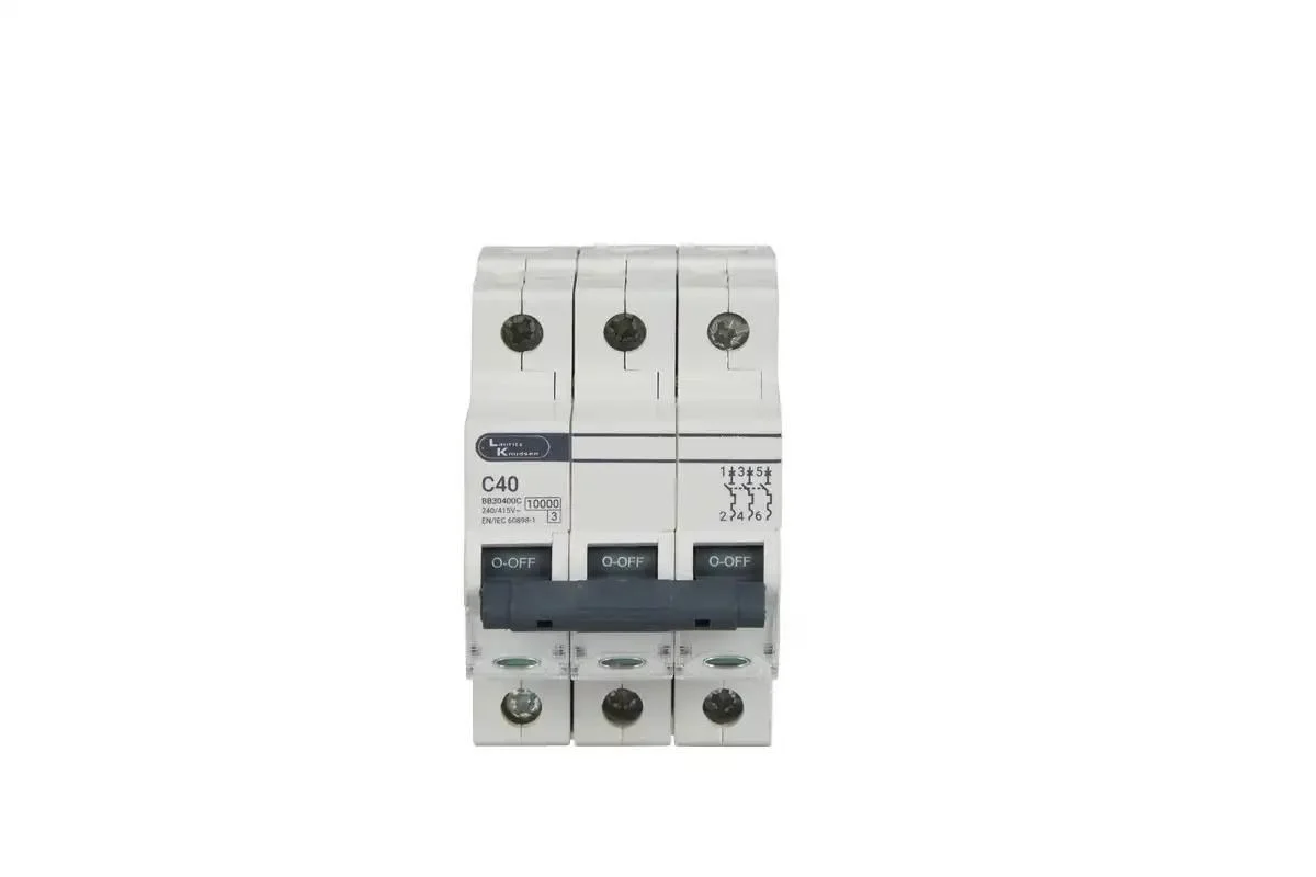 Lauritz Knudsen Exora MCB · 3P (TP) · 40 A · C curve · 10 kA
