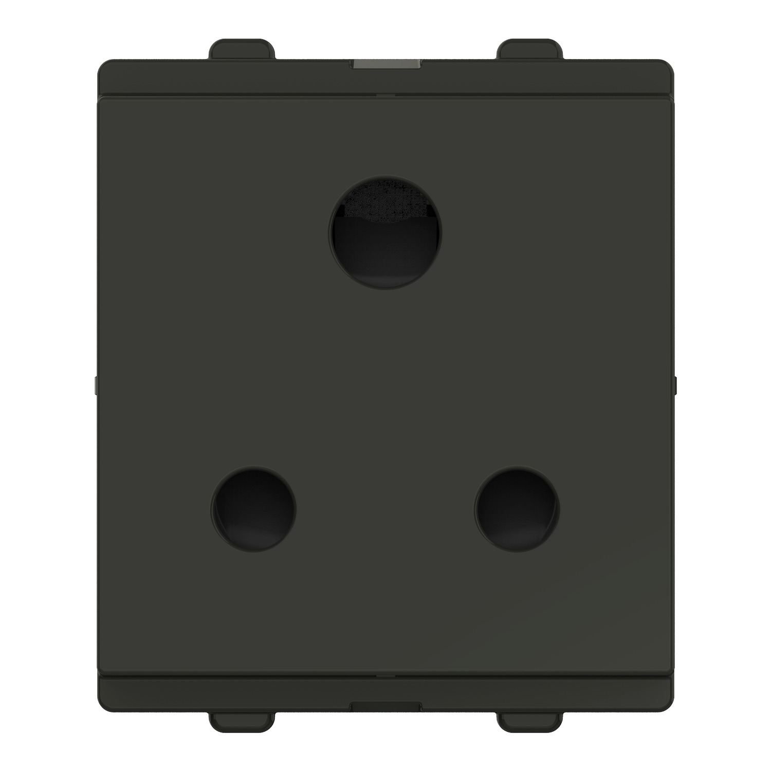 Schneider Opale Socket-Outlet · Socket outlet with shutters · 3 Pin · 6 A · charcoal grey
