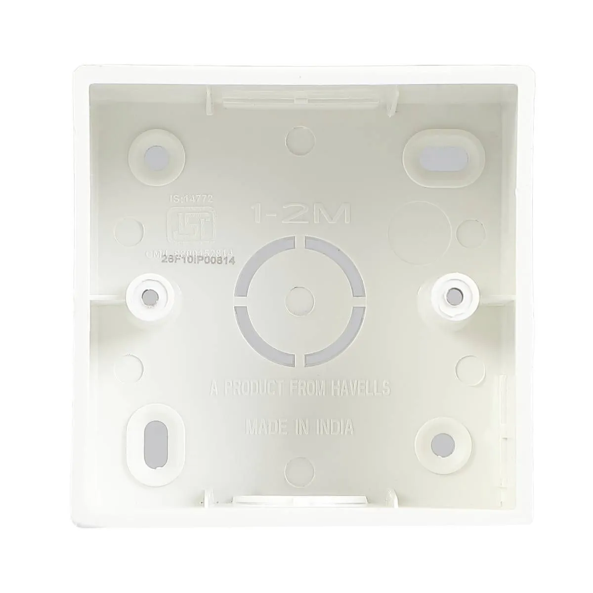 Havells Fabio 1/2 M Surface Mounting Box · White