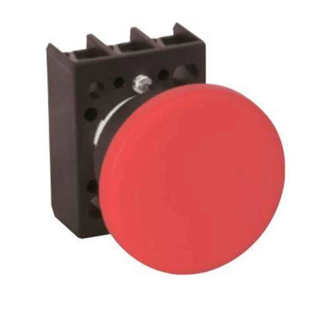 Siemens Sirius ACT 3SB5 Mushroom Push Button Actuator 22 mm · Red · Dia 40 mm · Momentary · With Holder