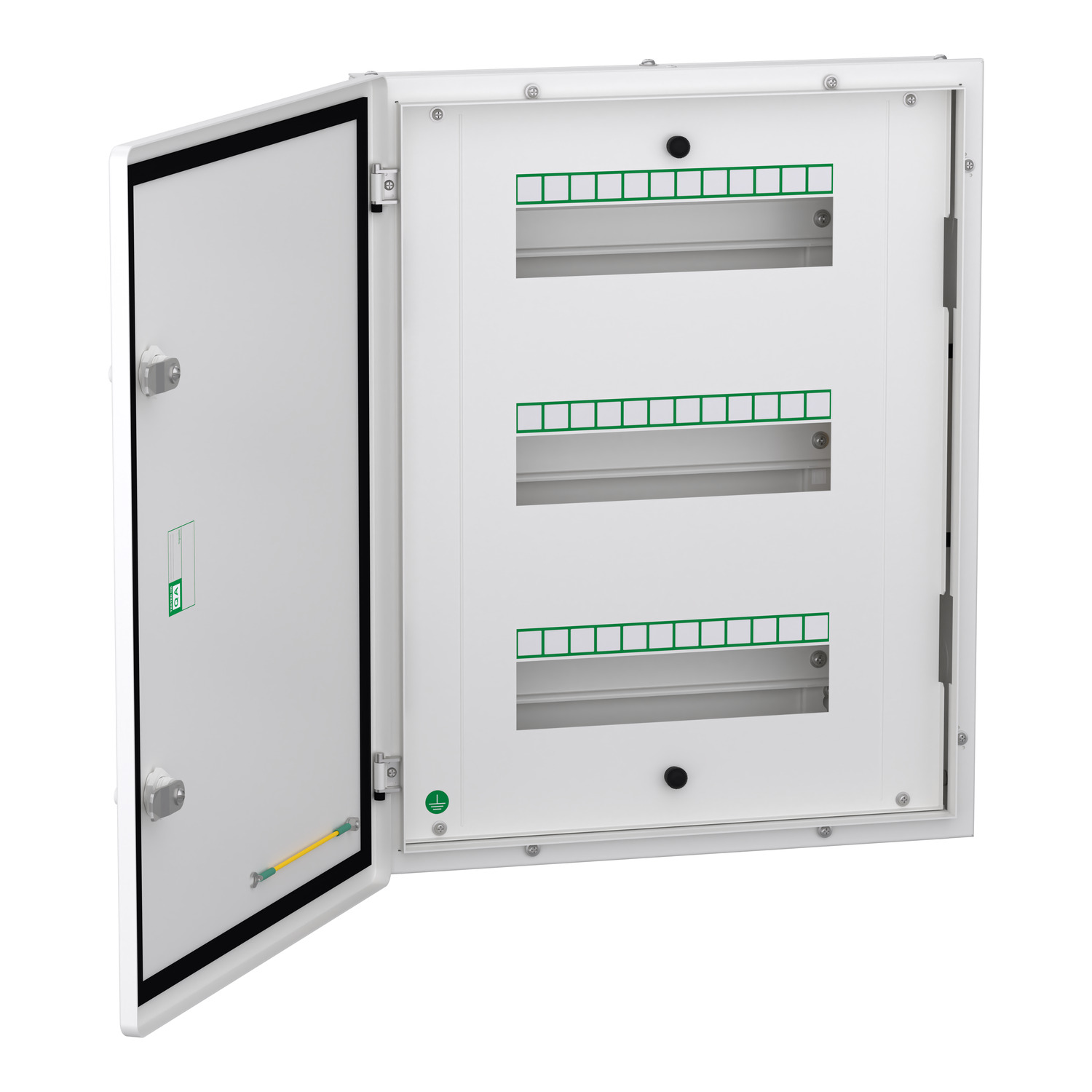 Schneider Acti9 Flexi Tier Distribution Board · 36 modules · 3 tier · double door · IP43
