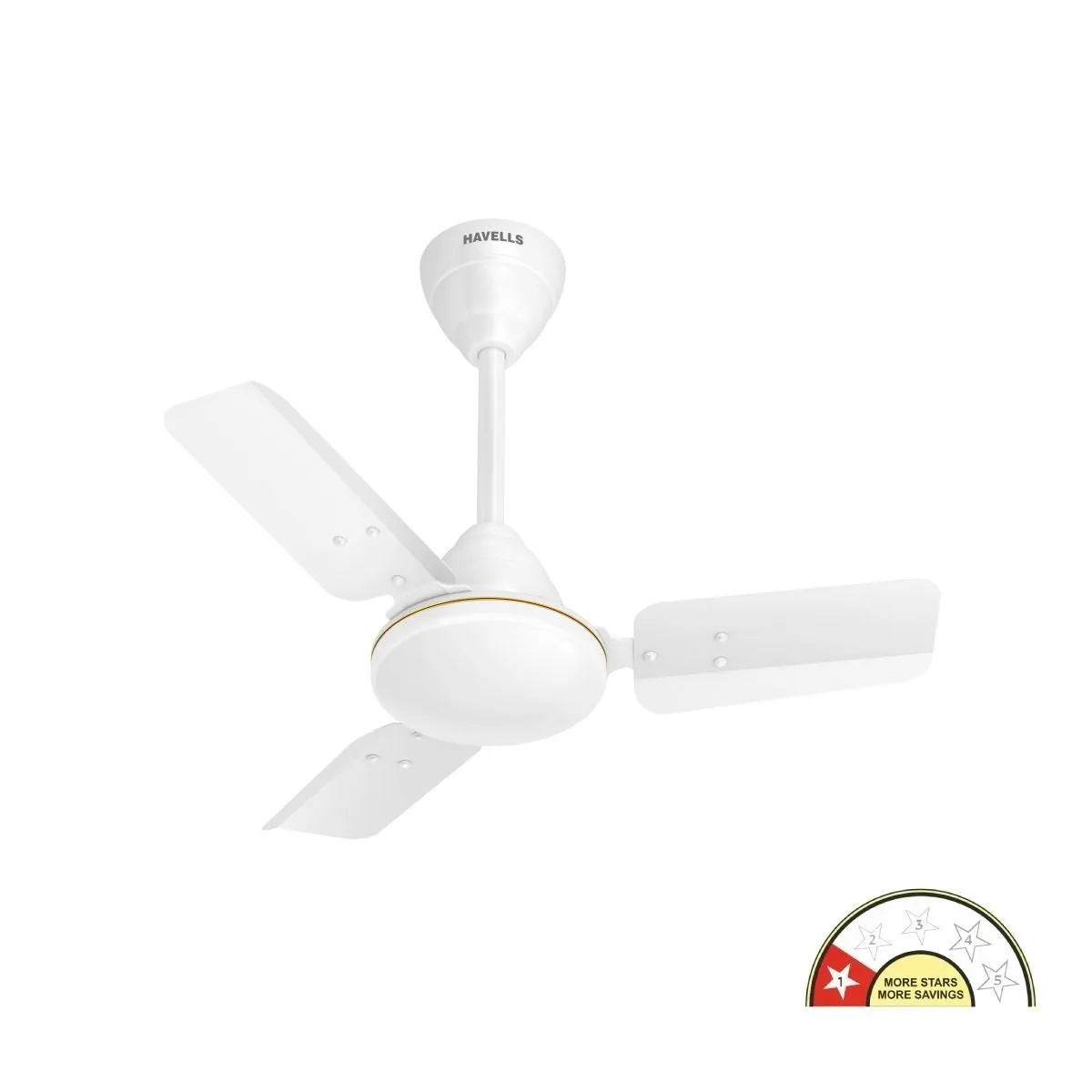 Havells Samraat Neo Regular Ceiling Fan · Elegant White · 600 mm