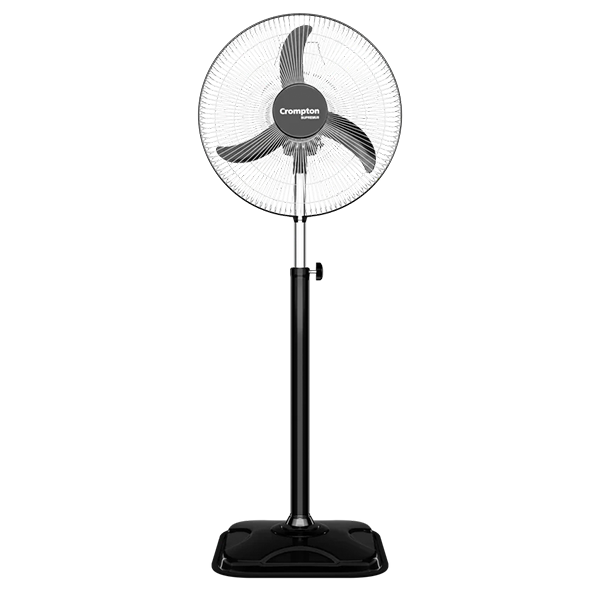 Crompton Supremus Farrata Pedestal Fan · Black